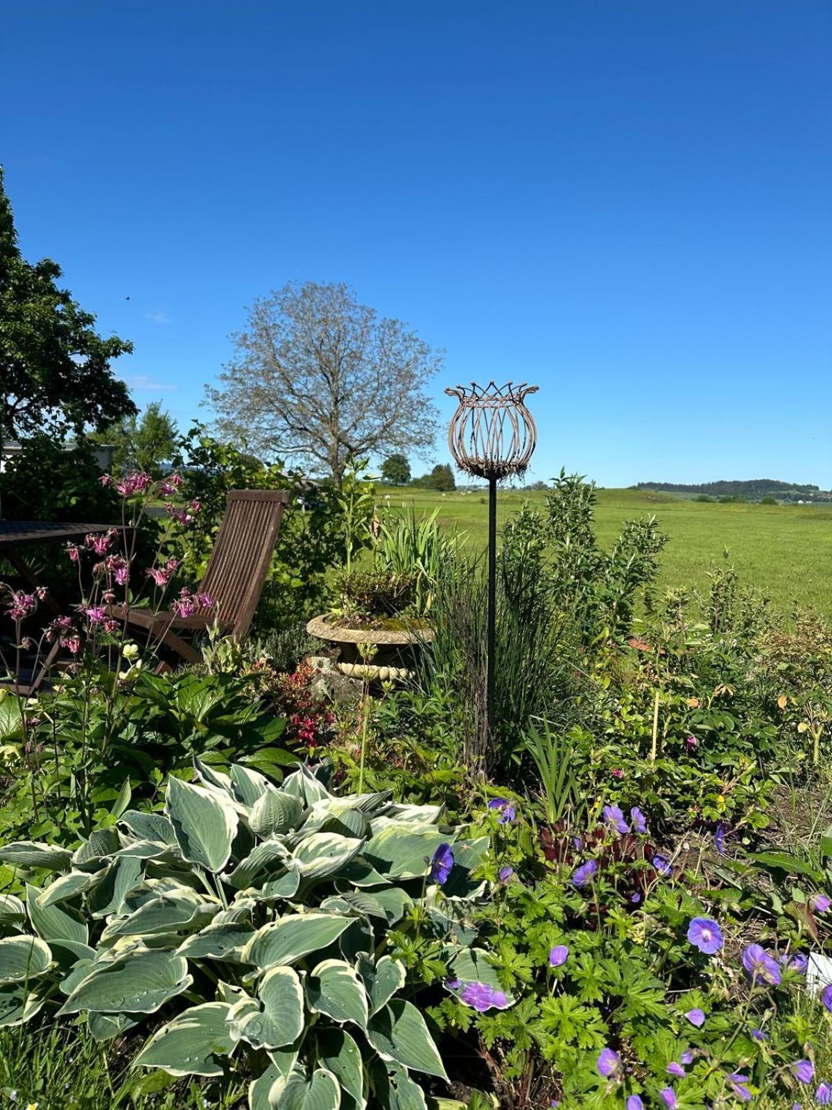 Das Blaue Haus - Ein Sommertraum Und Ein Wintermaerchen Weiler-Simmerberg Extérieur photo